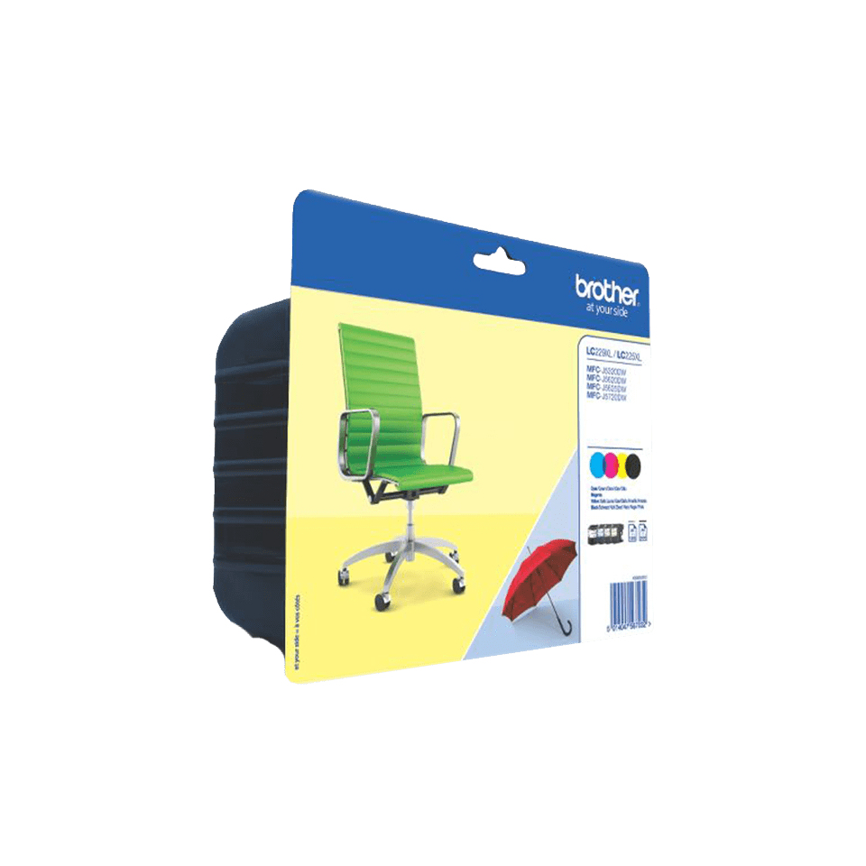 [170005440307] Brother LC-229XLVALBP inktcartridge 4 stuk(s) Origineel Zwart, Cyaan, Magenta, Geel