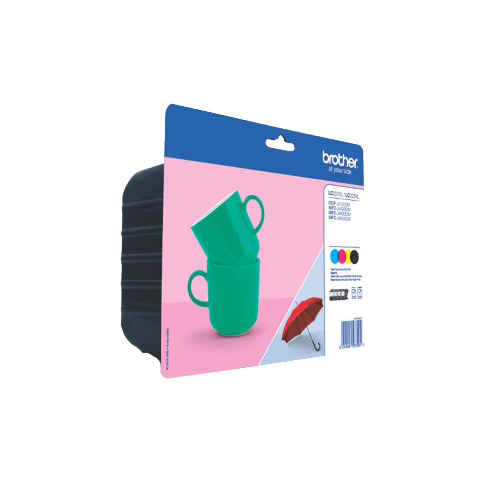[170005440320] Brother LC-227XLVALBP inktcartridge 4 stuk(s) Origineel Zwart, Cyaan, Magenta, Geel