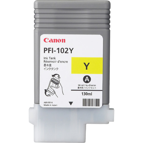 [170008440312] Canon PFI-102Y inktcartridge Origineel Geel