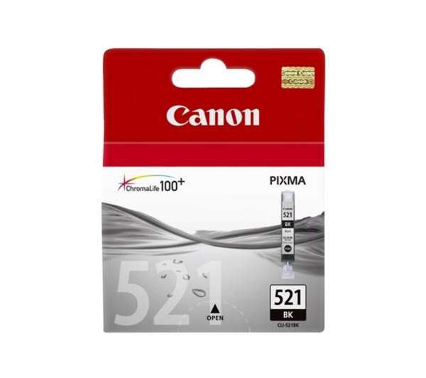 [170008440540] Canon CLI-521 BK inktcartridge 1 stuk(s) Origineel Zwart