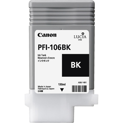 Canon PFI-106 BK inktcartridge 1 stuk(s) Origineel Foto zwart