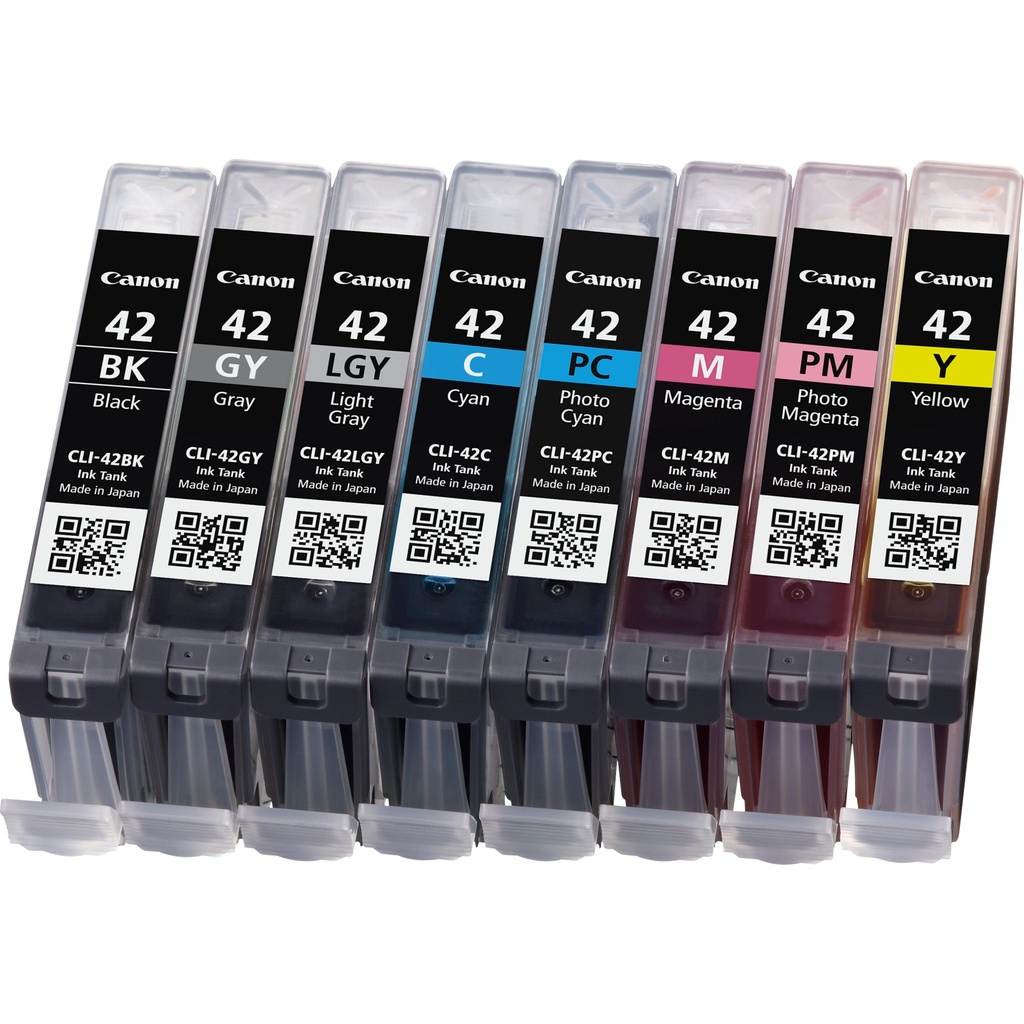 [170008440712] Canon 6384B010 inktcartridge 8 stuk(s) Origineel Normaal rendement Zwart, Cyaan, Grijs, Licht Grijs, Magenta, Foto cyaan, Foto magenta, Geel