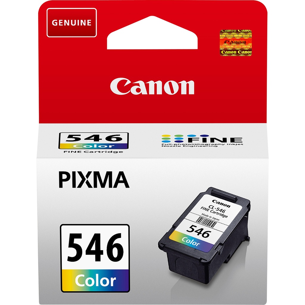 [170008440720] Canon CL-546 inktcartridge 1 stuk(s) Origineel Normaal rendement Cyaan, Magenta, Geel