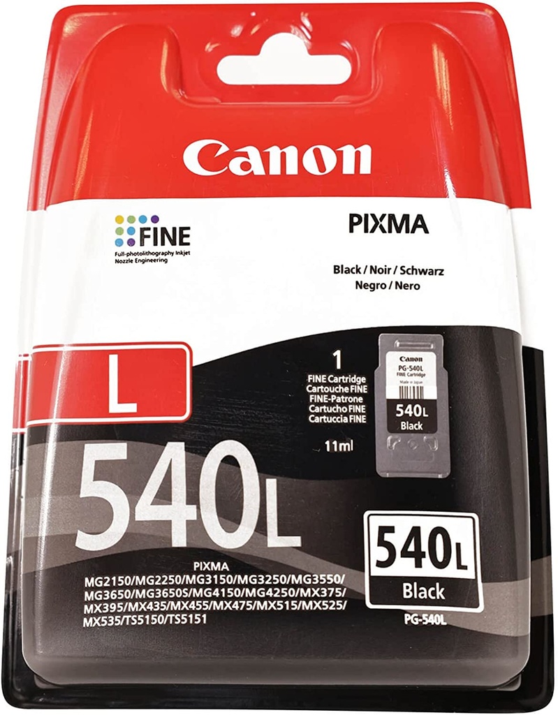 [170008441087] Canon PG-540L inktcartridge 1 stuk(s) Origineel Normaal rendement Zwart
