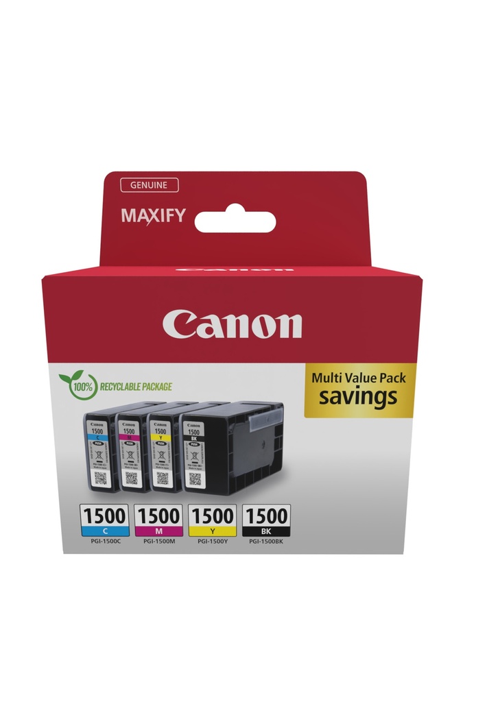 [170008441090] Canon 9218B006 inktcartridge 4 stuk(s) Origineel Zwart, Cyaan, Magenta, Geel
