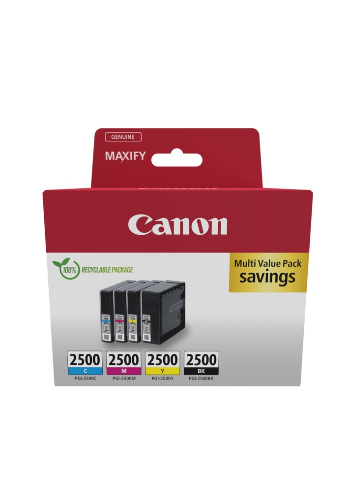 [170008441092] Canon 9290B006 inktcartridge 4 stuk(s) Origineel Zwart, Cyaan, Magenta, Geel
