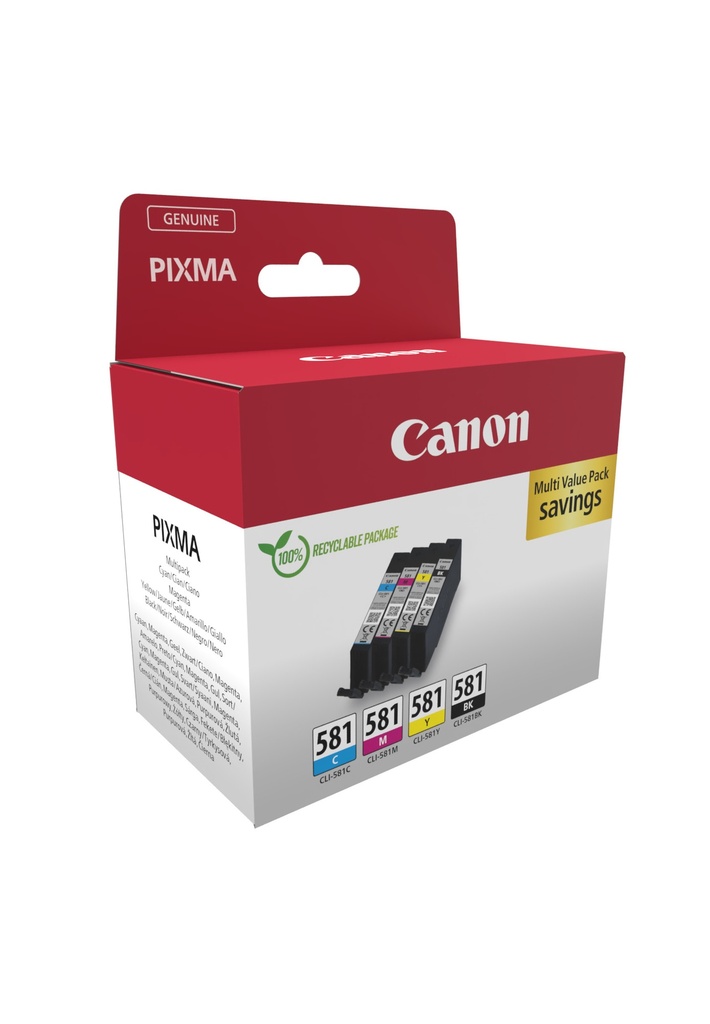 [170008441095] Canon 2103C007 inktcartridge 4 stuk(s) Origineel Zwart, Cyaan, Magenta, Geel