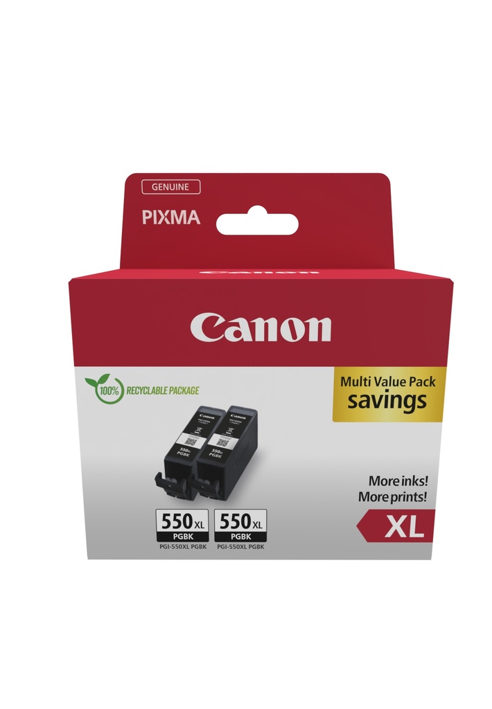 [170008441109] Canon 6431B010 inktcartridge 2 stuk(s) Origineel Zwart