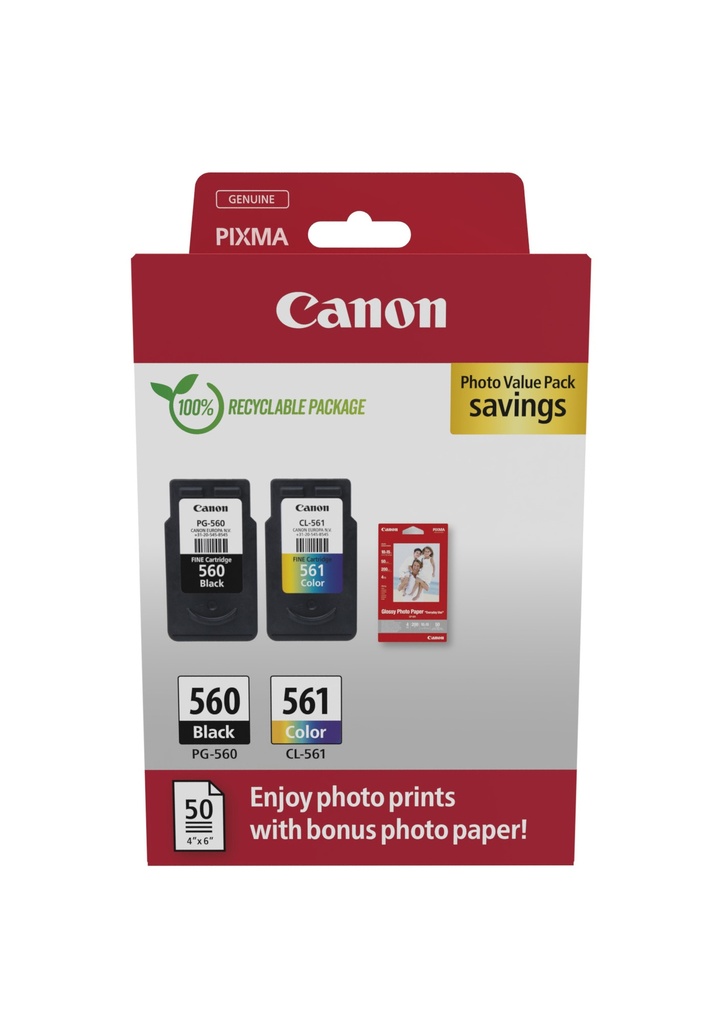 [170008441128] Canon 3713C008 inktcartridge 2 stuk(s) Origineel Zwart, Cyaan, Magenta, Geel