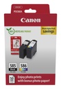 Canon PG-585/CL-586 PVP inktcartridge 2 stuk(s) Origineel Zwart, Cyaan, Magenta, Geel