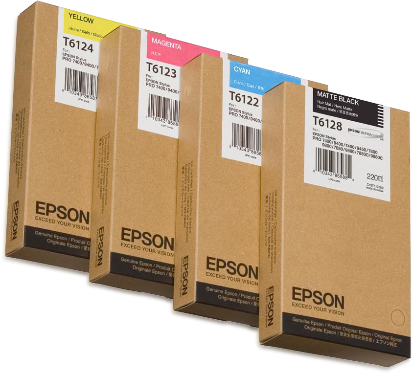 Epson inktpatroon Cyan T612200 220 ml
