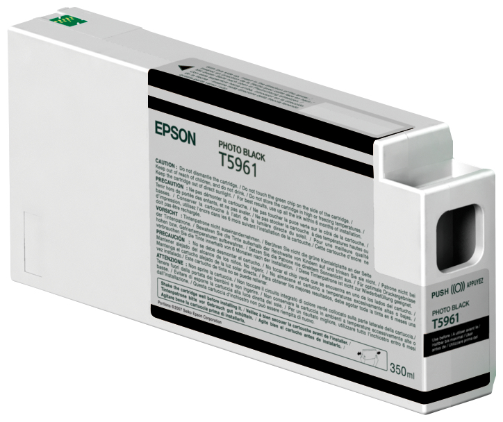 [170015440579] Epson inktpatroon Photo Black T596100 UltraChrome HDR 350 ml