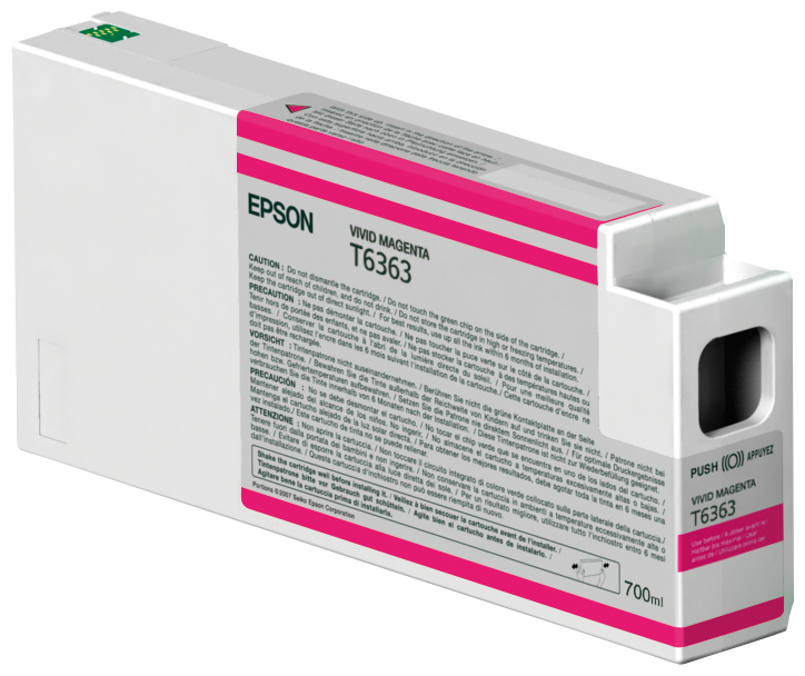 [170015440600] Epson inktpatroon Vivid Magenta T636300 UltraChrome HDR 700 ml