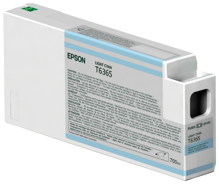[170015440602] Epson inktpatroon Light Cyan T636500 UltraChrome HDR 700 ml