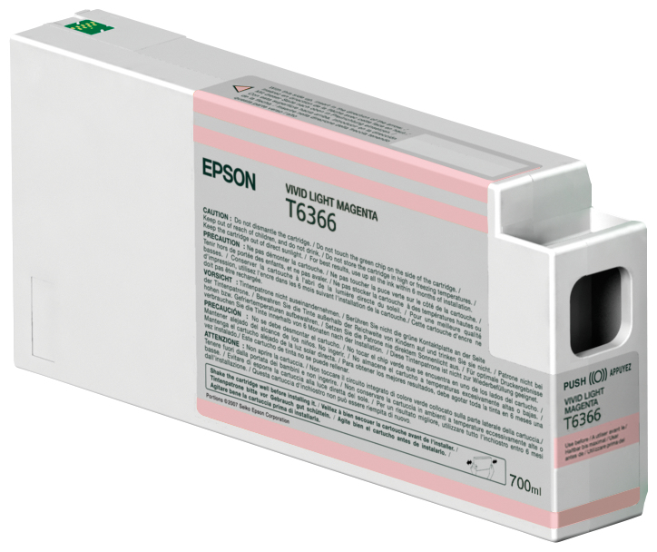 [170015440603] Epson inktpatroon Vivid Light Magenta T636600 UltraChrome HDR 700 ml
