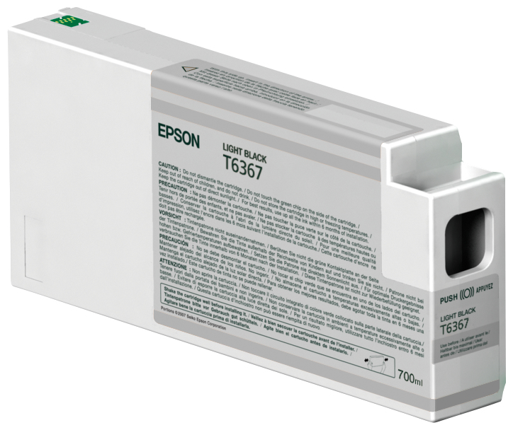 [170015440604] Epson inktpatroon Light Black T636700 UltraChrome HDR 700 ml