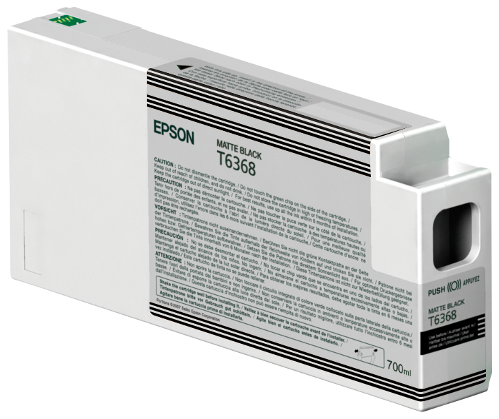 [170015440605] Epson inktpatroon Matte Black T636800 UltraChrome HDR 700 ml