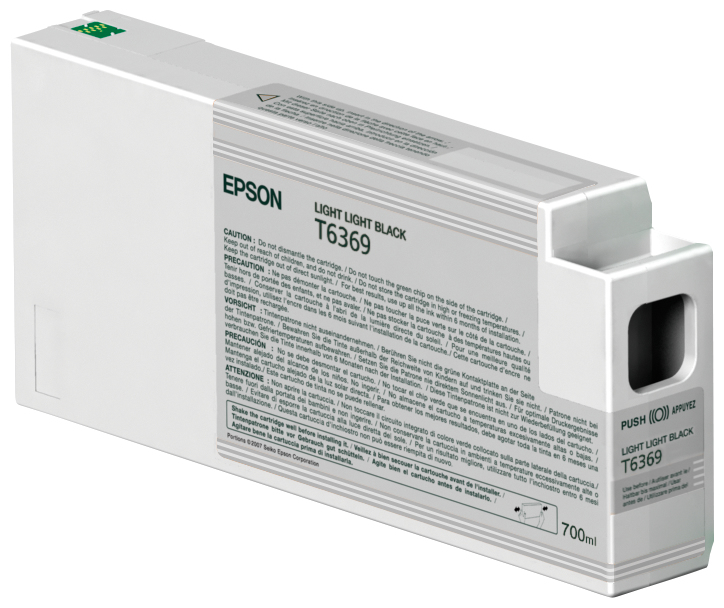 [170015440606] Epson inktpatroon Light Light Black T636900 UltraChrome HDR 700 ml