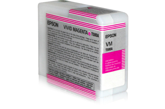 [170015440610] Epson inktpatroon Vivid Magenta T580A00