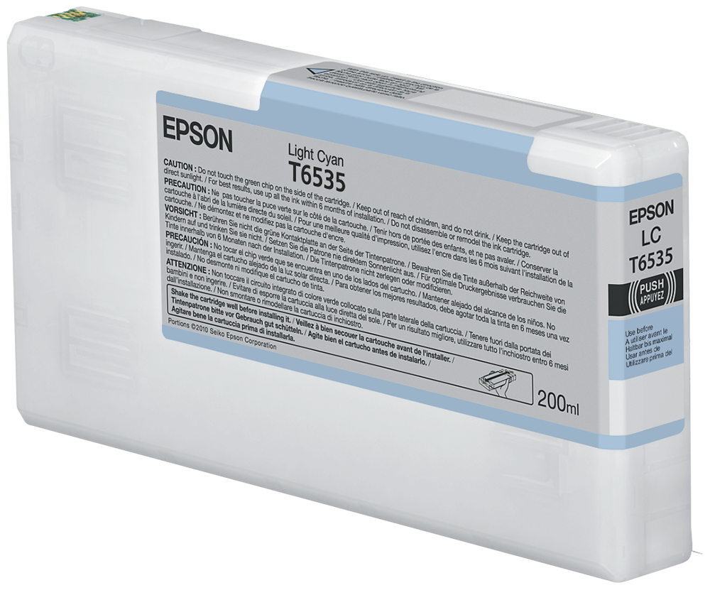 [170015440644] Epson T6535 Light Cyan Ink Cartridge (200ml)