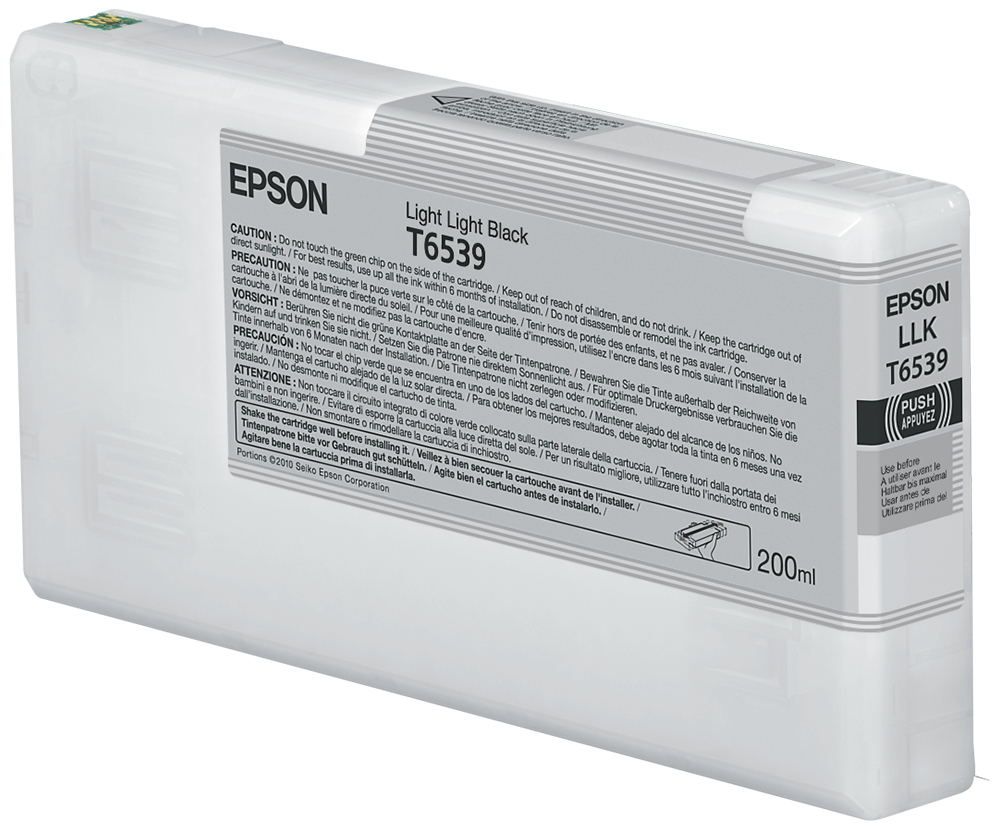 [170015440648] Epson T6539 Light Light Black Ink Cartridge (200ml)