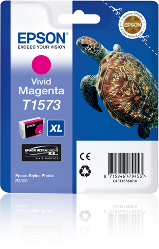 [170015440653] Epson Turtle T1573 Vivid Magenta