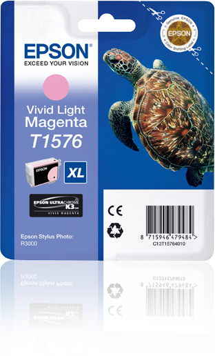 [170015440656] Epson Turtle T1576 Vivid Light Magenta