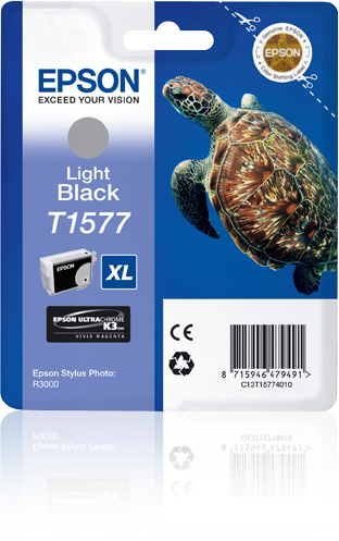 [170015440657] Epson Turtle T1577 Light Black