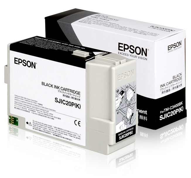 [170015440914] Epson SJIC20P(K) - Ink cartridge for TM-C3400BK (Black)