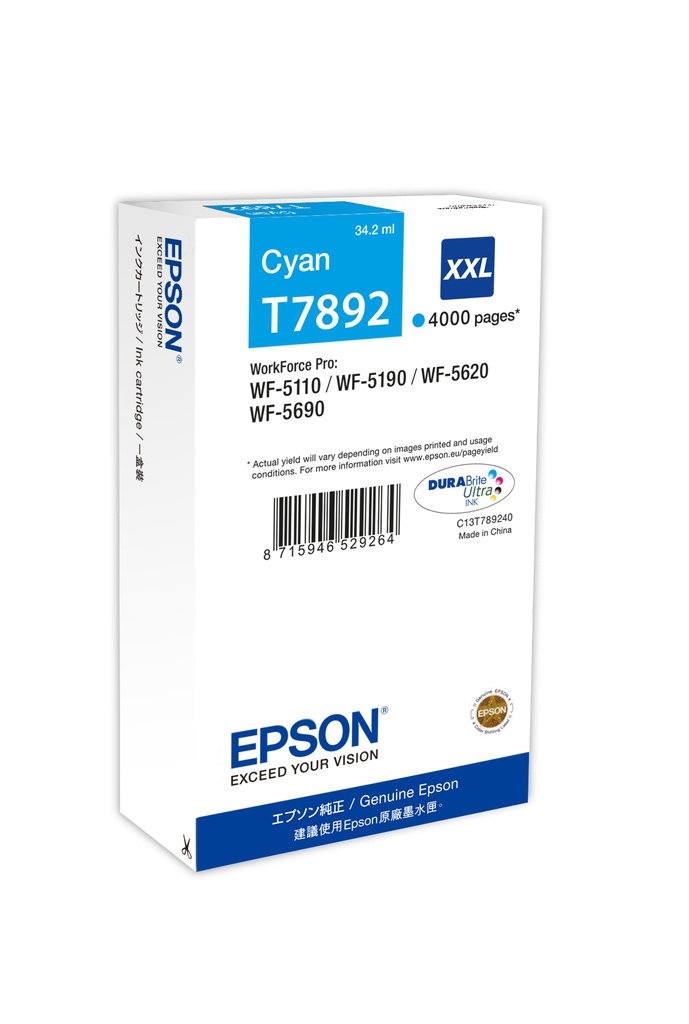 [170015440940] Epson Ink Cartridge XXL Cyan