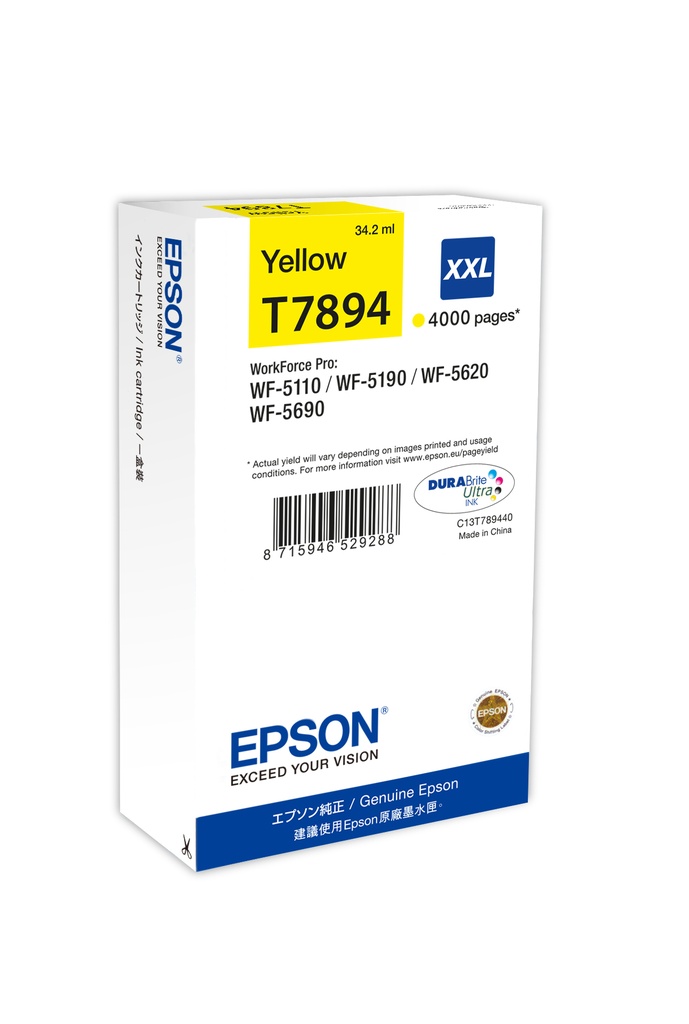 [170015440942] Epson Ink Cartridge XXL Yellow