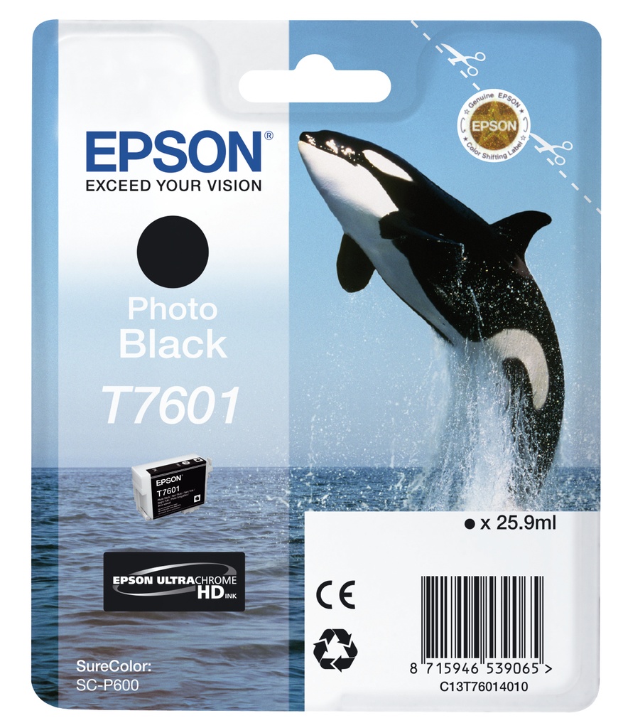 [170015440976] Epson T7601 fotozwart