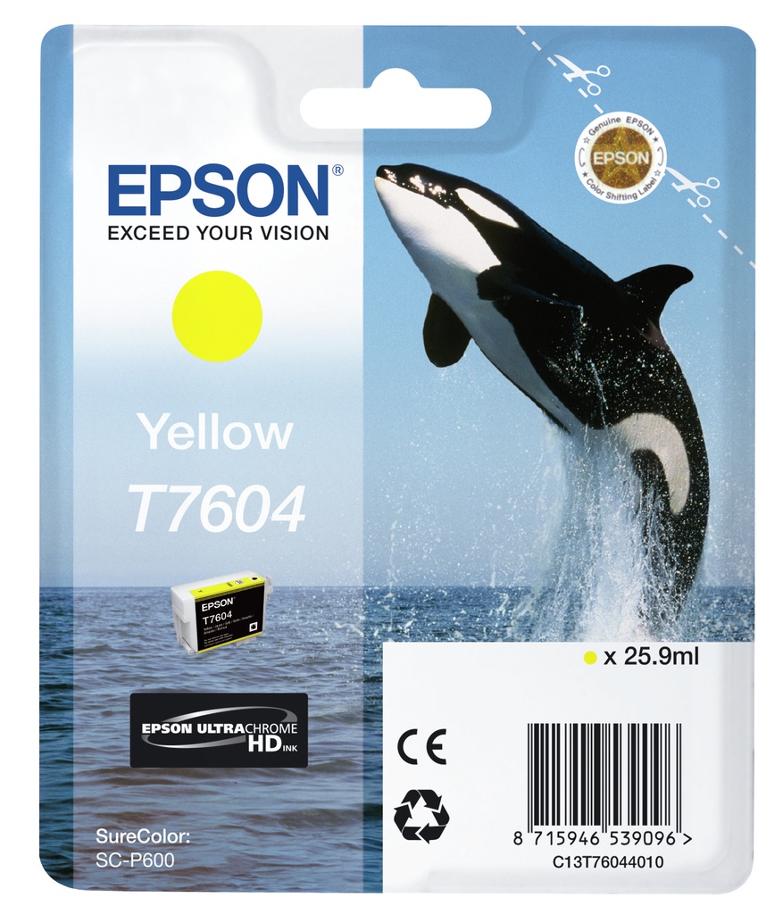 [170015440979] Epson T7604 Geel