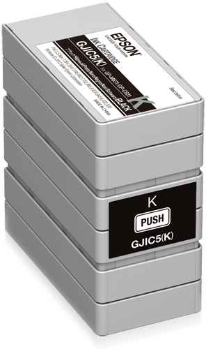 [170015441010] Epson GJIC5(K): Ink cartridge for ColorWorks C831 and GP-M831 (Black)