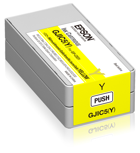 [170015441013] Epson GJIC5(Y): Ink cartridge for ColorWorks C831 (Yellow) (MOQ=10)