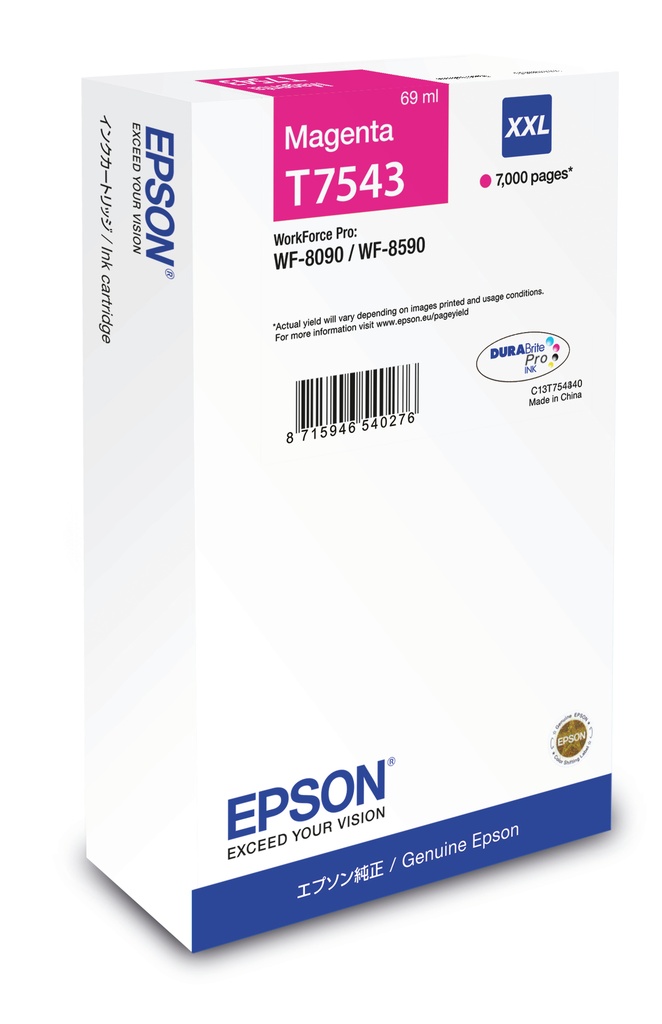 [170015441046] Epson WF-8090 / WF-8590 Ink Cartridge XXL Magenta