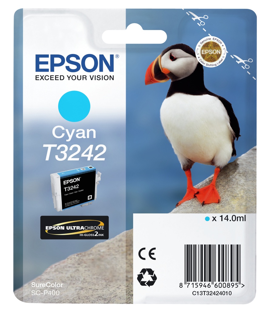 [170015441098] Epson SureColor T3242 Cyan