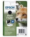 Epson Fox Singlepack Black T1281 DURABrite Ultra Ink