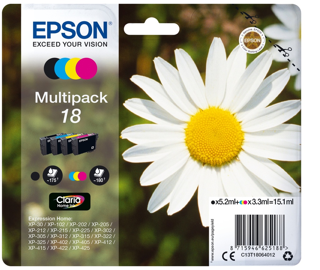 [170015441237] Epson Daisy Claria Home Ink-reeks