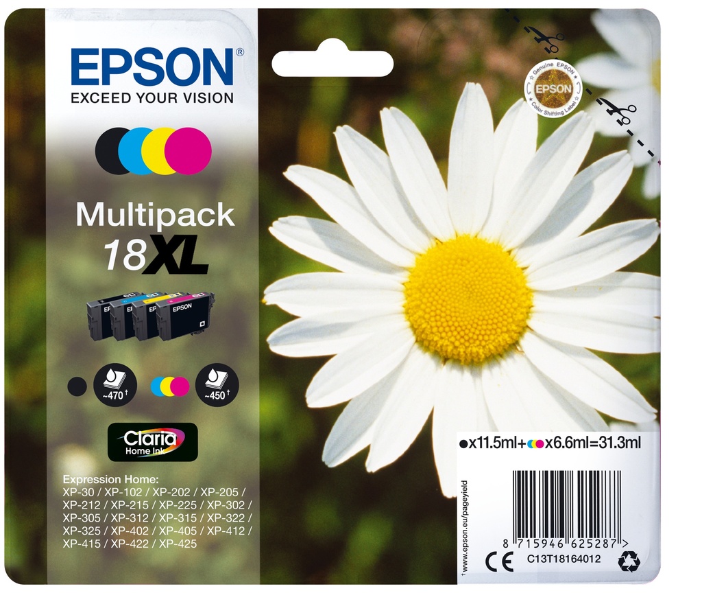 [170015441247] Epson Daisy Claria Home Ink-reeks