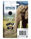 Epson Elephant Singlepack Black 24 Claria Photo HD Ink