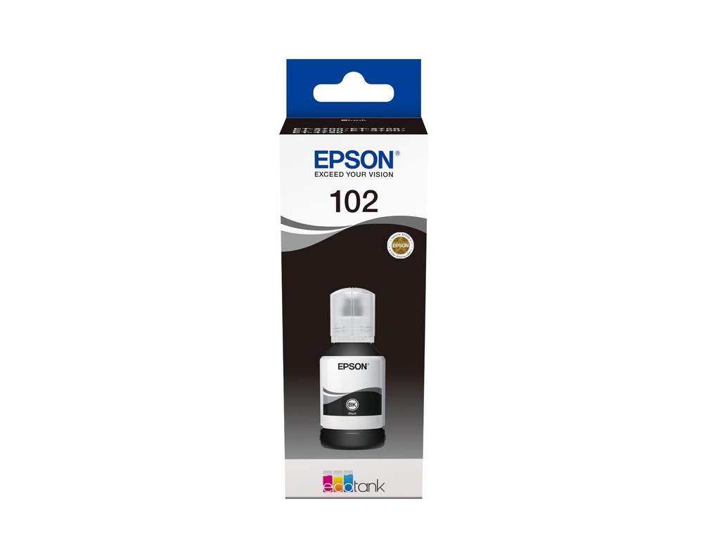 [170015441428] Epson 102 EcoTank Pigment Black ink bottle
