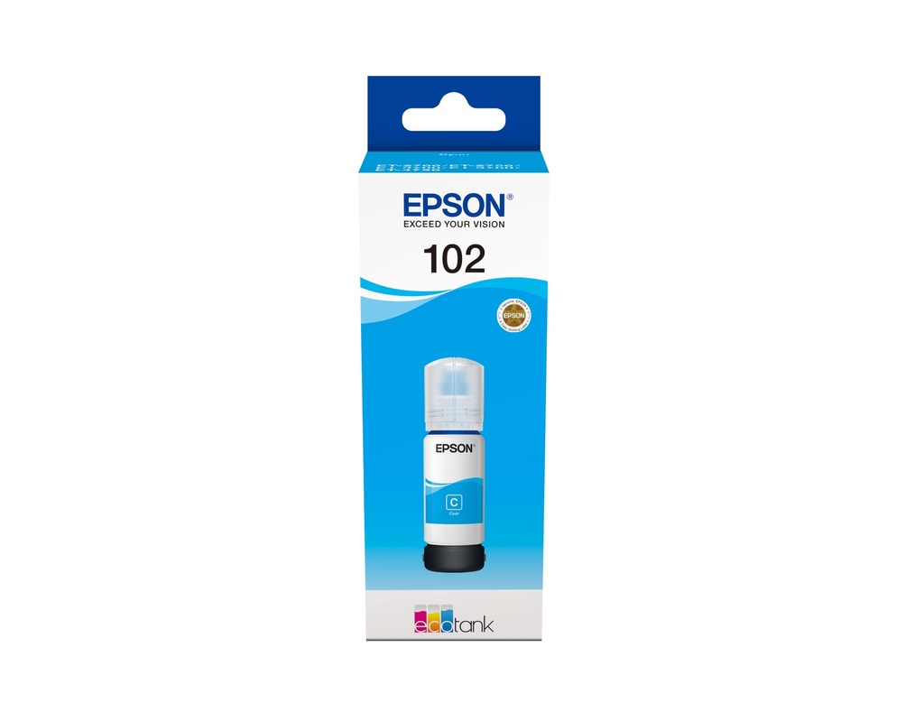 [170015441429] Epson 102 EcoTank Cyan ink bottle