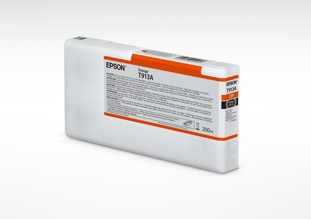 [170015441446] Epson T913A Orange Ink Cartridge (200ml)