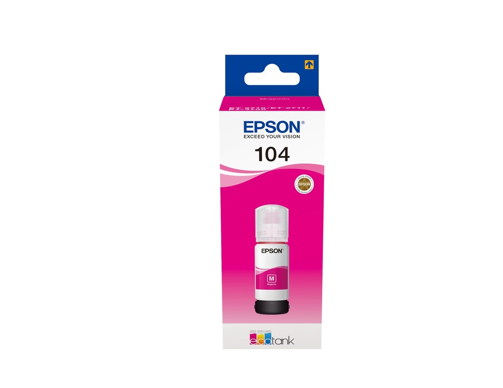 [170015441488] Epson 104 EcoTank Magenta ink bottle