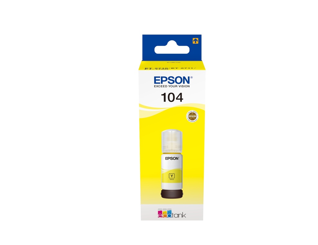 [170015441489] Epson 104 EcoTank Yellow ink bottle