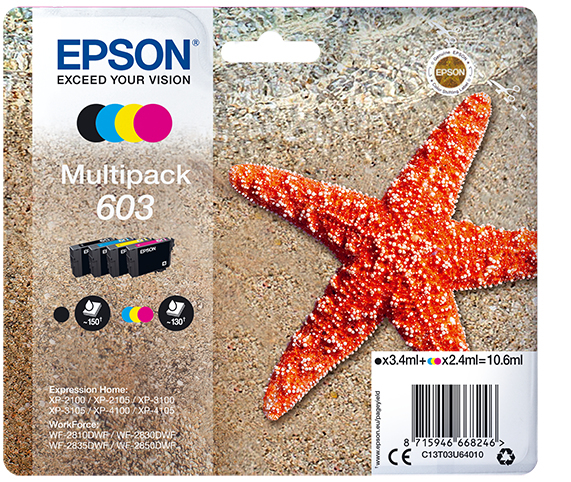 [170015441534] Epson Multipack 4-colours 603 Ink