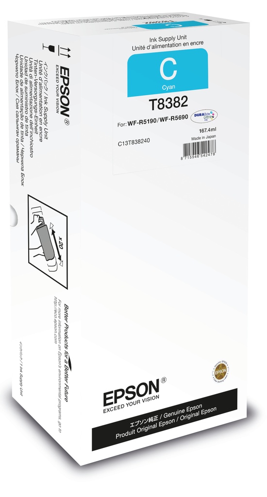 [170015441541] Epson Cyan XL Ink Supply Unit