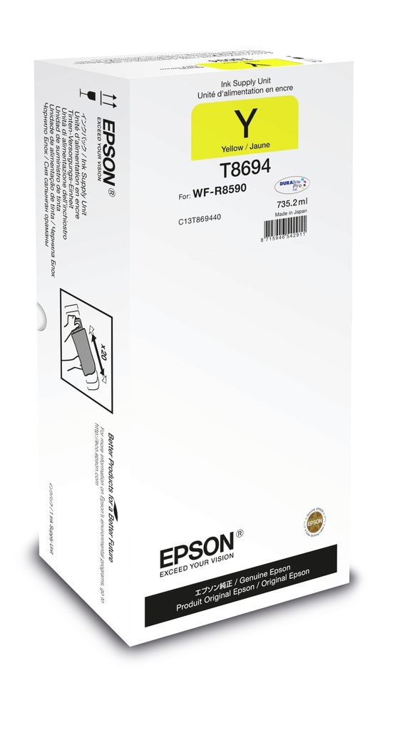 [170015441551] Epson Yellow XXL Ink Supply Unit