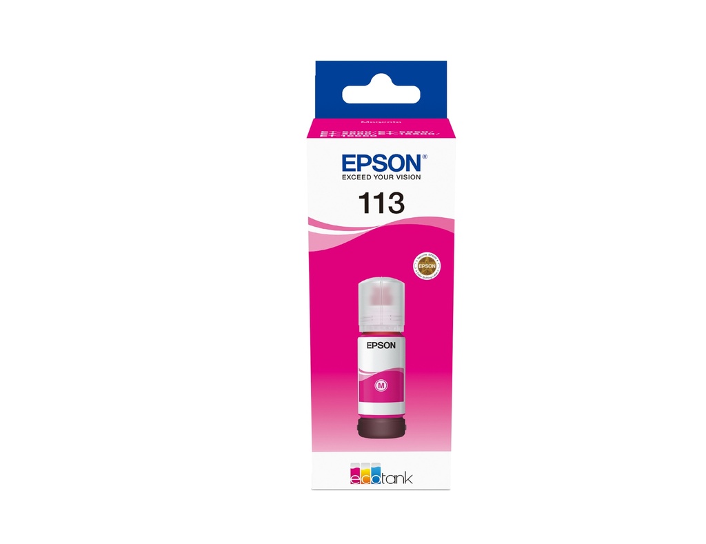 [170015441575] Epson 113 EcoTank Pigment Magenta ink bottle